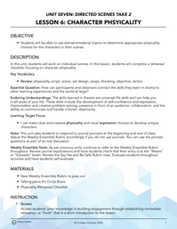 Character Physicality