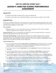 Directed Scenes Performance Assessment