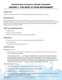 The Body is Your Instrument