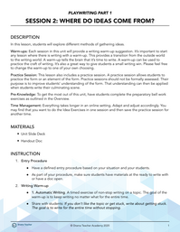 Where Do Ideas Come From?