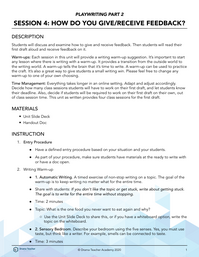 Session 4: How Do You Give/Receive Feedback?