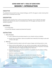 Session 1: Introduction