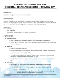 Session 6: Contentless Scene - Preview Day