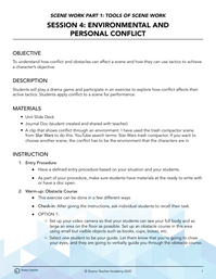 Session 4: Environmental and Personal Conflict