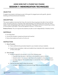 Session 7: Memorization Techniques