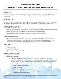 What Makes an Idea Theatrical?