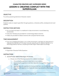 Creating Conflict with the Supervillain