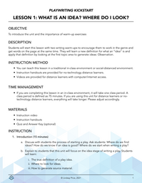 What is an Idea? Where do I Look?