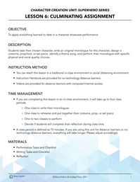 Culminating Assignment