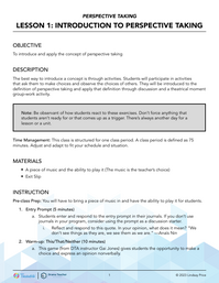 Introduction to Perspective Taking