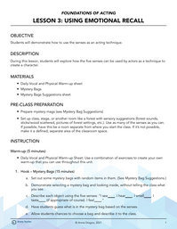 Using Emotional Recall