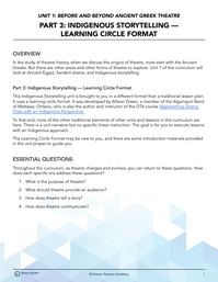 Part 3: Indigenous Storytelling