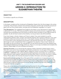 Introduction to Elizabethan Theatre