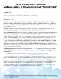 Stanislavski and "The Method"