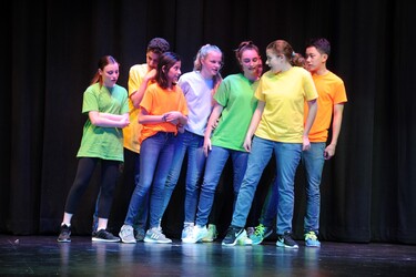 From the Gill St. Bernard's School production (Gladstone, NJ). Directed by Todd Ross.
