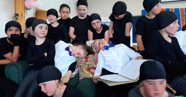 From the Witherlea School production (Marlborough, New Zealand). Directed by PJ Muir.
From the Witherlea School production (Marlborough, New Zealand). Directed by PJ Muir.