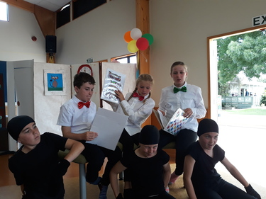 From the Witherlea School production (Marlborough, New Zealand). Directed by PJ Muir.
