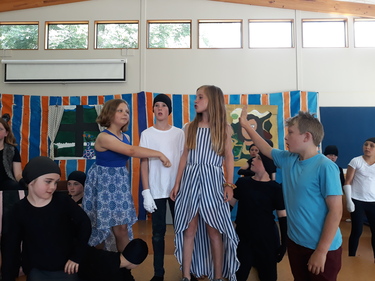 From the Witherlea School production (Marlborough, New Zealand). Directed by PJ Muir.
