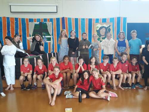 From the Witherlea School production (Marlborough, New Zealand). Directed by PJ Muir.
