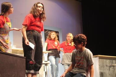 From the Hocker Grove Middle School production (Shawnee, KS). Directed by Shawnasea Holst.
