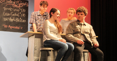 From the Hocker Grove Middle School production (Shawnee, KS). Directed by Shawnasea Holst.
From the Hocker Grove Middle School production (Shawnee, KS). Directed by Shawnasea Holst.