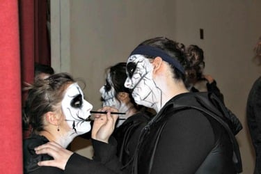 From the Medomak Valley High School production (Waldoboro, ME). Directed by Antyna Gould and Juno Buendia.

Photo Credit: Katie Staples