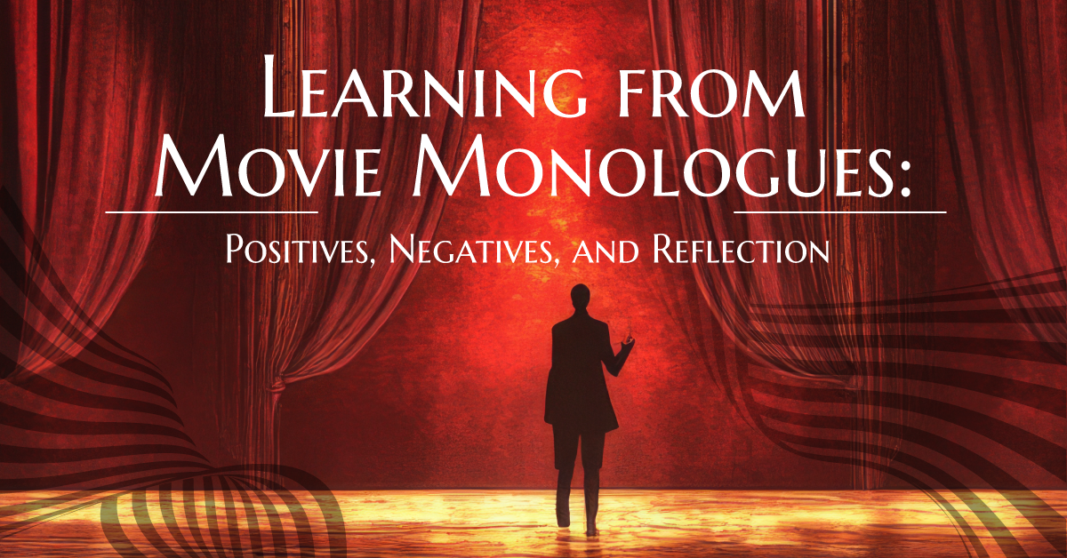 Learning from Movie Monologues: Positives, Negatives, and Reflection