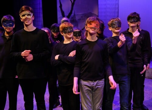 From the Montgomery Bell Academy production (Nashville, TN). Directed by Nelson Berry.

Photo Credit: Rick Malkin
