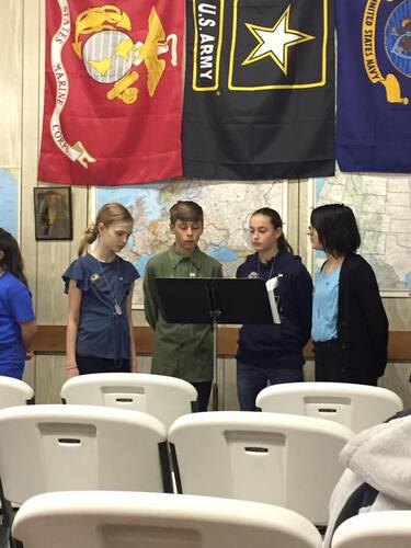 From the VFW Auxiliary production (Afton, NY). Directed by Kristina Mercilliott.
