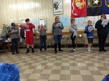 From the VFW Auxiliary production (Afton, NY). Directed by Kristina Mercilliott.
