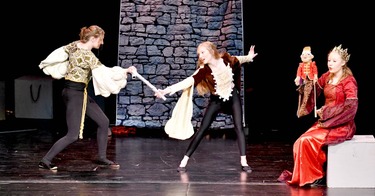 From the Bridgewater-Emery High School production (Emery, SD). Directed by Valerie Marsh.
Photo Credit: South Dakota Public Broadcasting
From the Bridgewater-Emery High School production (Emery, SD). Directed by Valerie Marsh.
Photo Credit: South Dakota Public Broadcasting