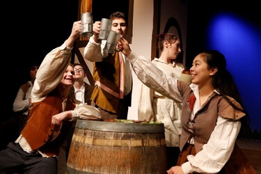 From the Hopkins School production (New Haven, CT). Directed by Michael Calderone.
Photo Credit: Peter Mahakian From the Hopkins School production (New Haven, CT). Directed by Michael Calderone.
Photo Credit: Peter Mahakian