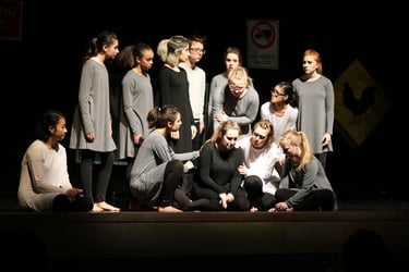 From the Tecumseh Vista Secondary School production (Tecumseh, ON). Directed by Lynne Comartin.

Photo Credit: PHOTOGRAPHER