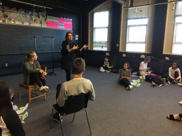 From the Tecumseh Vista Secondary School production (Tecumseh, ON). Directed by Lynne Comartin.

Photo Credit: PHOTOGRAPHER