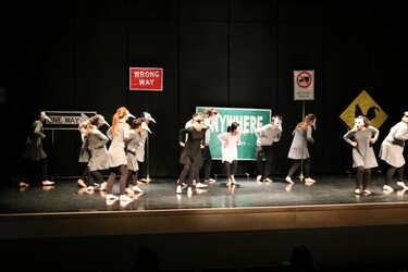 From the Tecumseh Vista Secondary School production (Tecumseh, ON). Directed by Lynne Comartin.

Photo Credit: PHOTOGRAPHER