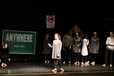 From the Tecumseh Vista Secondary School production (Tecumseh, ON). Directed by Lynne Comartin.

Photo Credit: PHOTOGRAPHER