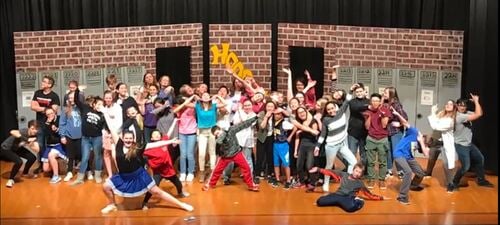 From the Washington Jr. High School production (Manitowoc, WI). 
