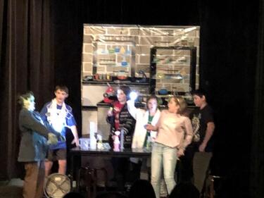 From the SCHOOLNAME production (CITY, STATE). Directed by DIRECTOR.

Photo Credit: PHOTOGRAPHER