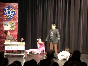 From the SCHOOLNAME production (CITY, STATE). Directed by DIRECTOR.

Photo Credit: PHOTOGRAPHER