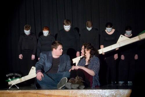 From the John Burke High School production (Grand Bank, NL). 
