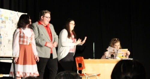 From the John Burke High School production (Grand Bank, NL). 
