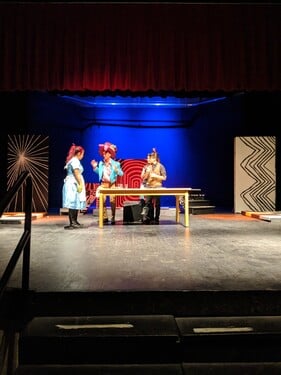 From the Rio Grande High School production (Albuquerque, NM). Directed by Caitlin Reardon.
