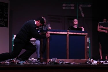 From the Esterhazy High School production (Esterhazy, SK). Directed by Jeannine LeSann.

