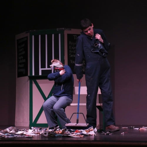 From the Esterhazy High School production (Esterhazy, SK). Directed by Jeannine LeSann.

