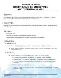 Cliches, Stereotypes, and Overused Phrases