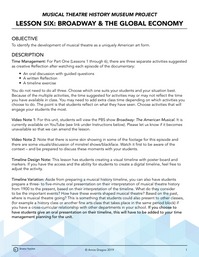 Broadway and the Global Economy