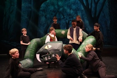 From the The New School production (Fayetteville, AR). Directed by Rachel Bland.
From the The New School production (Fayetteville, AR). Directed by Rachel Bland.