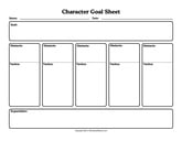 Character GOTE Graphic Organizer