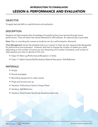 Performance and Evaluation