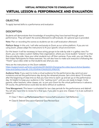 Performance and Evaluation